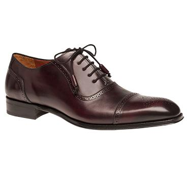 Mezlan Casado Medallion Cap Toe Oxfords Grape