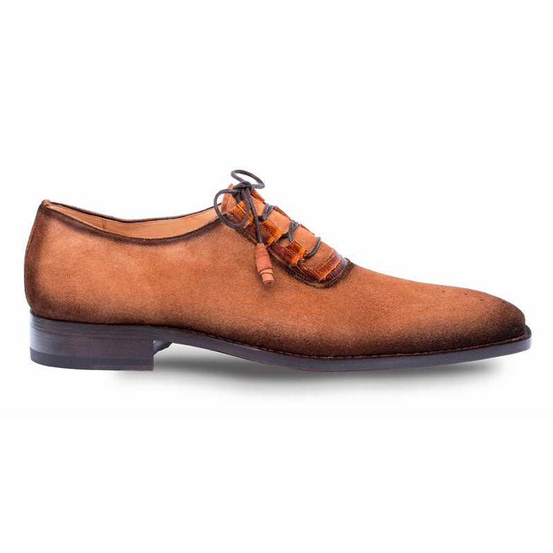 Mezlan Cassel Oxford Shoes Cognac