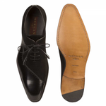 Mezlan Charlotte Calfskin Suede Shoes Black