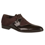 Mezlan Charlotte Calfskin Suede Shoes Dark Brown