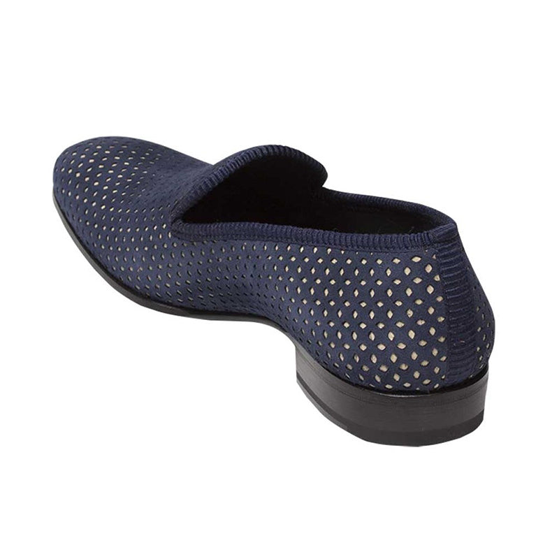 Mezlan Cibeles Suede Shoes Blue / Bone