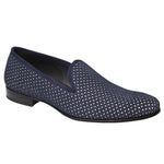 Mezlan Cibeles Suede Shoes Blue / Bone