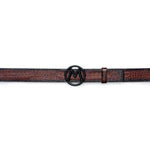 Mezlan Circle Icon Crocodile Belt Sport 