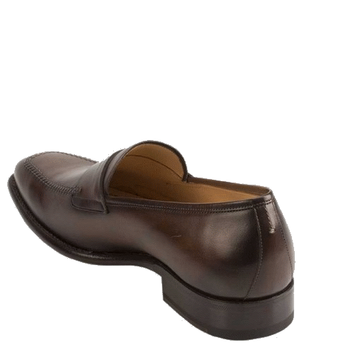 Mezlan Claude Apron Toe Loafers Brown