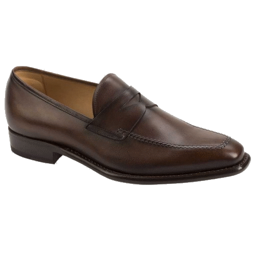 Mezlan Claude Apron Toe Loafers Brown