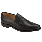 Mezlan Claude Apron Toe Loafers Graphite