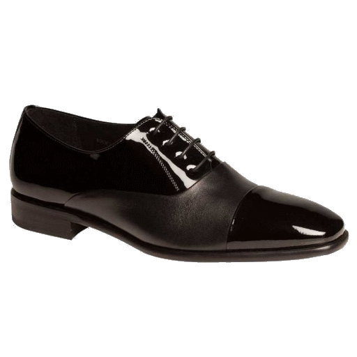 Mezlan Concerto Patent Leather Formal Shoes Black