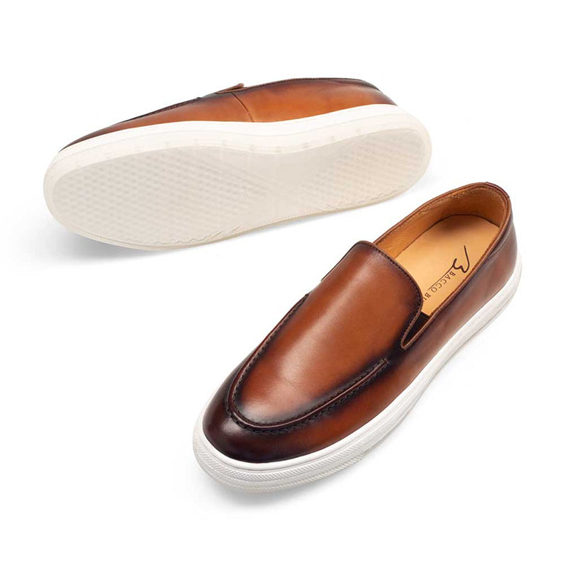 Mezlan Concord Slip On Sneakers Tan