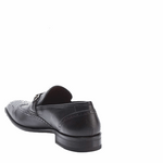Mezlan Conquista Wingtip Bit Loafers Graphite