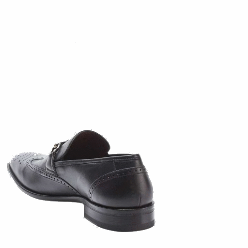 Mezlan Conquista Wingtip Bit Loafers Graphite