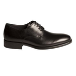 Mezlan Contin Plain Toe Derby Shoes Black