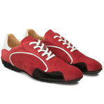 Mezlan Coronado Suede Sneaker Red / White