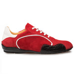 Mezlan Coronado Suede Sneaker Red / White