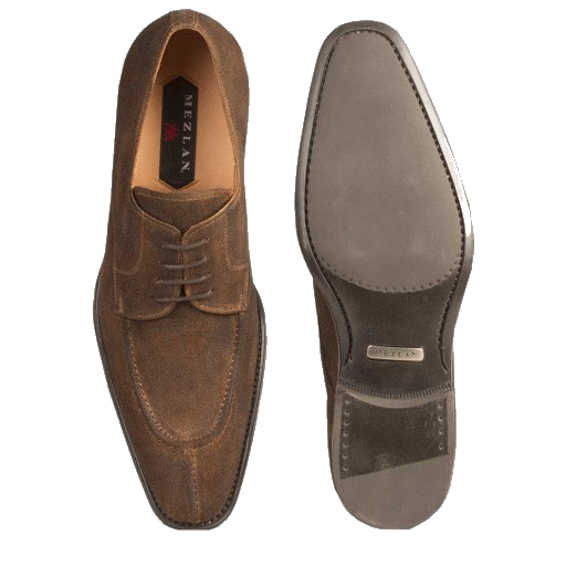 Mezlan Cortino Suede Apron Toe Shoes Tan