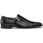 Mezlan Crocodile Gore Monk Strap SX102 Black
