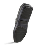 Mezlan Crocodile / Leather Driver Moccasin Black (RX7347-F)