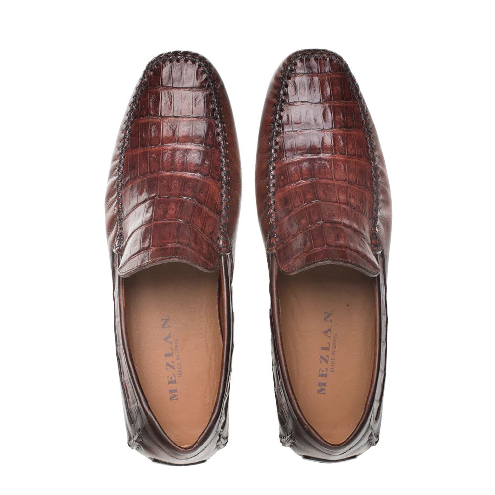 Mezlan Crocodile / Leather Driver Moccasin Sport (RX7347-F)