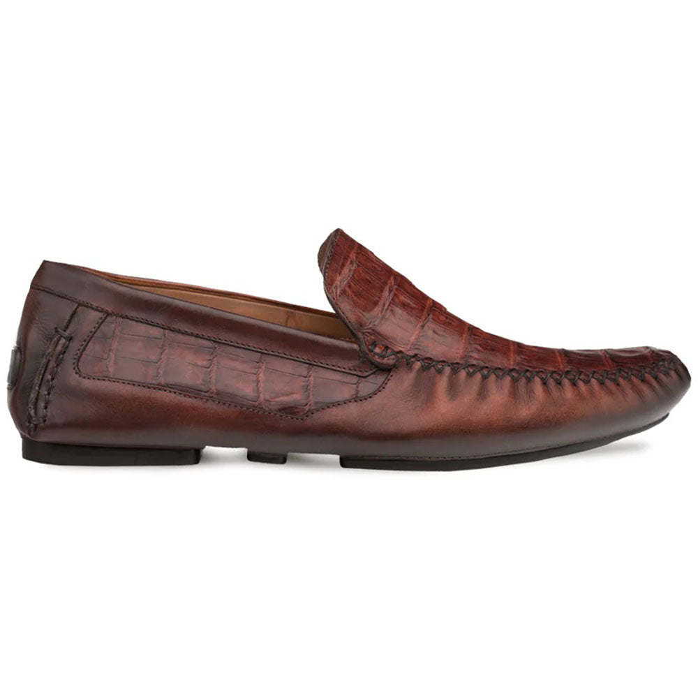 Mezlan Crocodile / Leather Driver Moccasin Sport