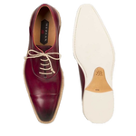 Mezlan Curie Sport Cap Toe Oxfords Burgundy