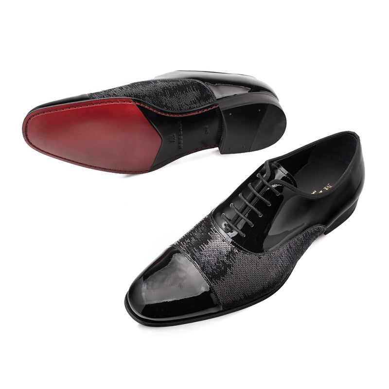 Mezlan Davos Lace Up Oxford Black