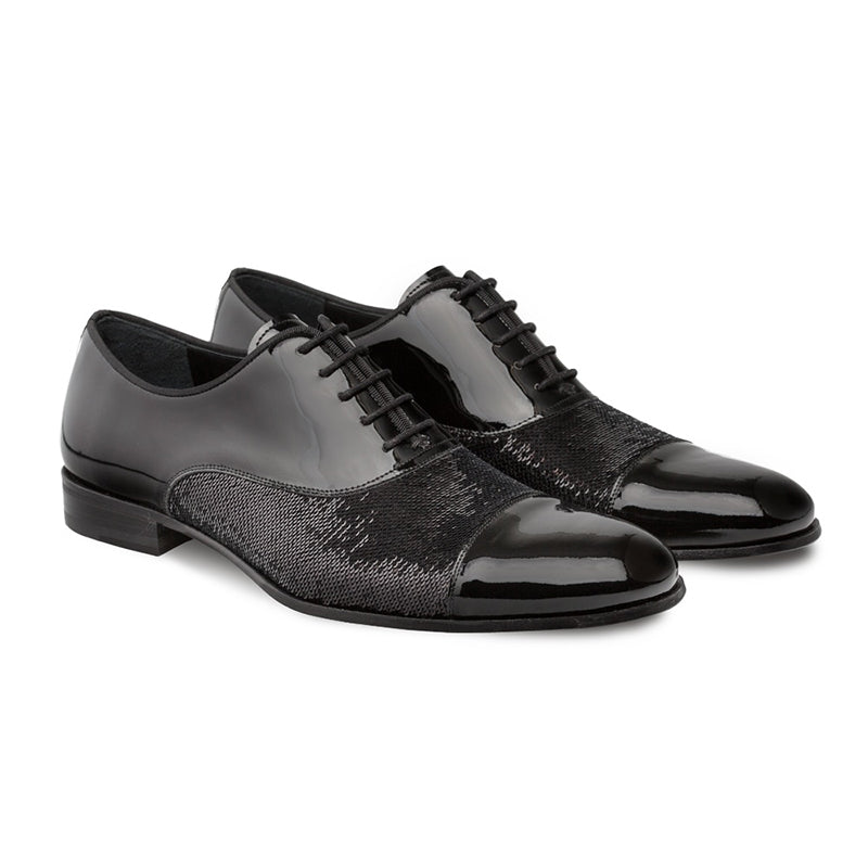 Mezlan Davos Lace Up Oxford Black