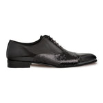 Mezlan Davos Lace Up Oxford Black