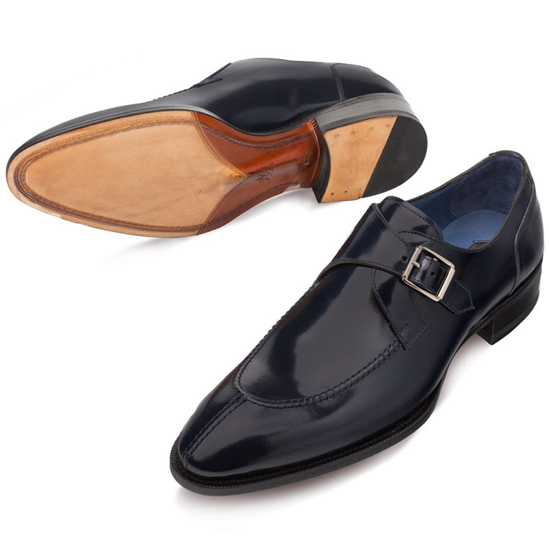 Mezlan Debussy Calfskin Shoes Blue