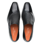 Mezlan Deerskin Calfskin Slip On Shoes Black (S20466)