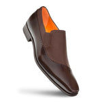 Mezlan Deerskin Calfskin Slip On Shoes Brown (S20466)