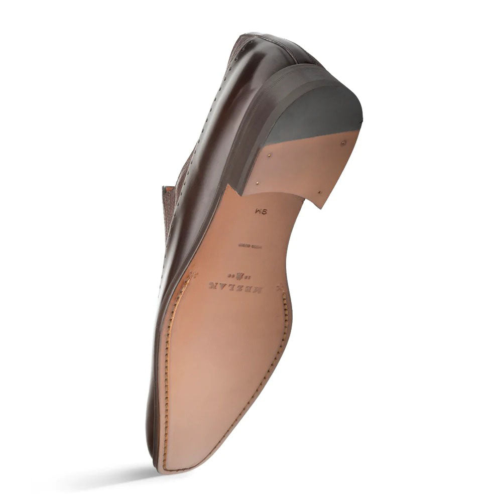 Mezlan Deerskin Calfskin Slip On Shoes Brown (S20466)