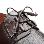 Mezlan Deerskin Ghillie Derby Shoes Brown