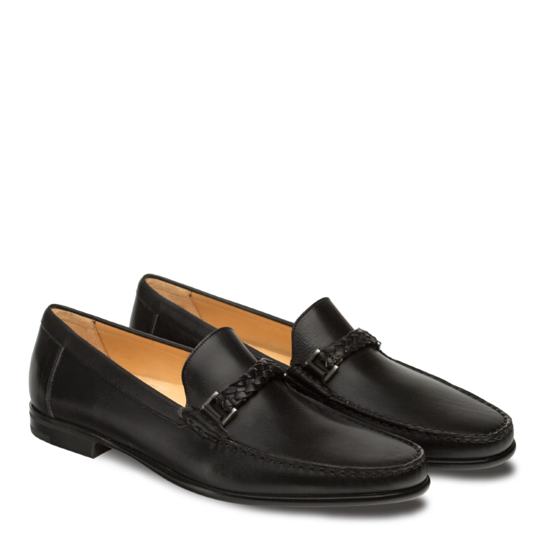 Mezlan Dorelli Calfskin Shoes Black
