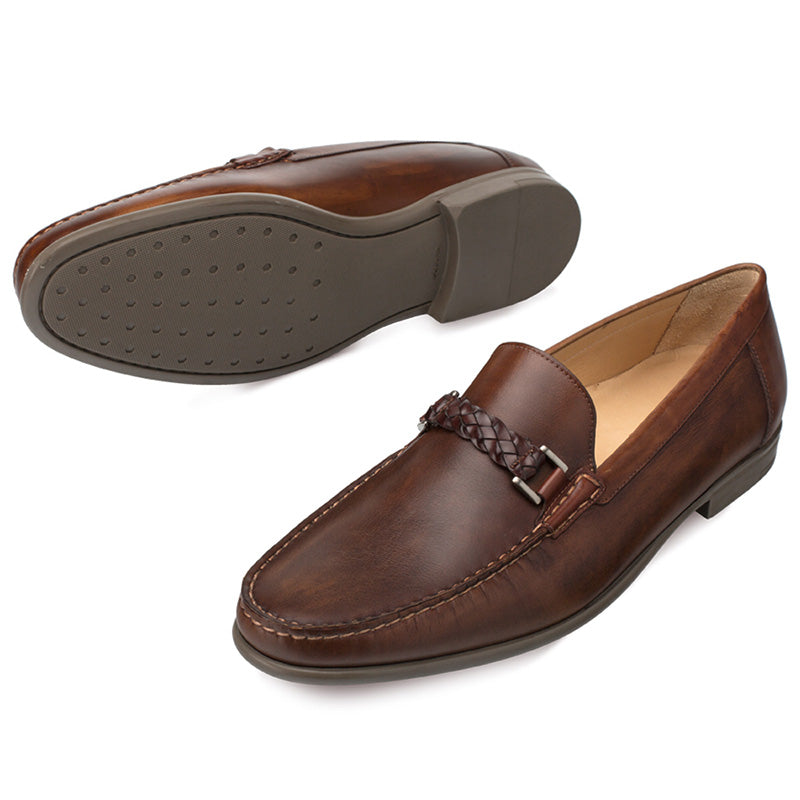 Mezlan Dorelli Calfskin Shoes Cognac