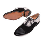 Mezlan Drayton Cap Toe Oxford Black/Grey