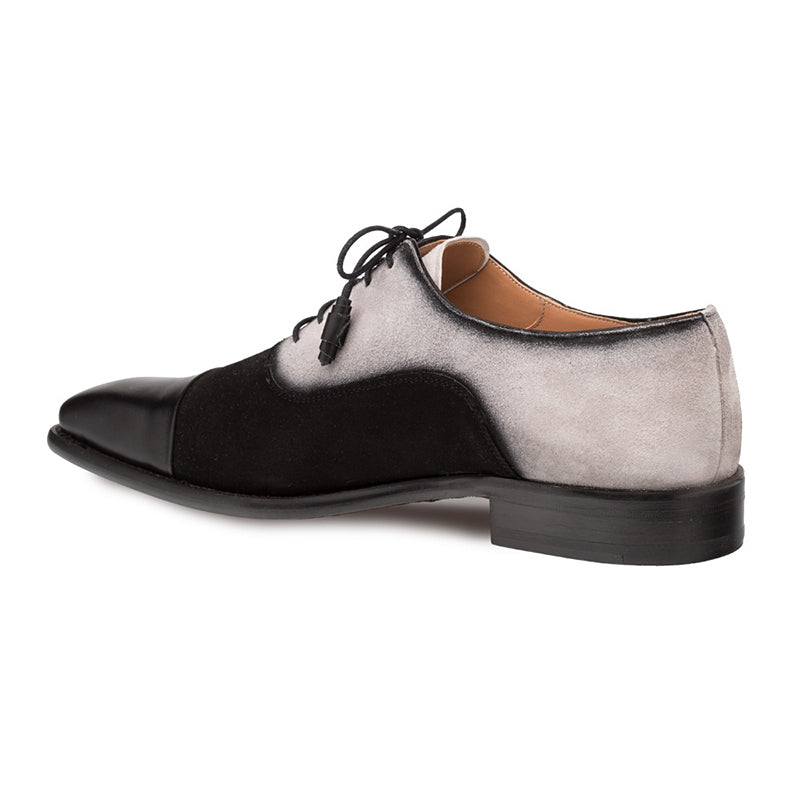 Mezlan Drayton Cap Toe Oxford Black/Grey
