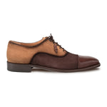 Mezlan Drayton Cap Toe Oxford Brown/Cognac