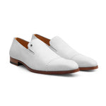 Mezlan Durbin Calfskin Slip-on Shoes White