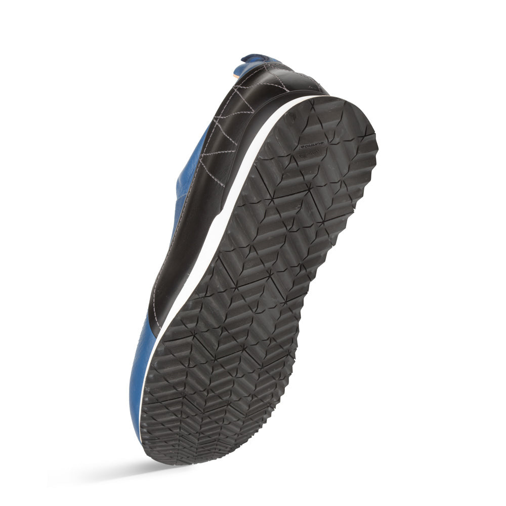 Mezlan Elastic Slip On Sneakers Blue / Black 