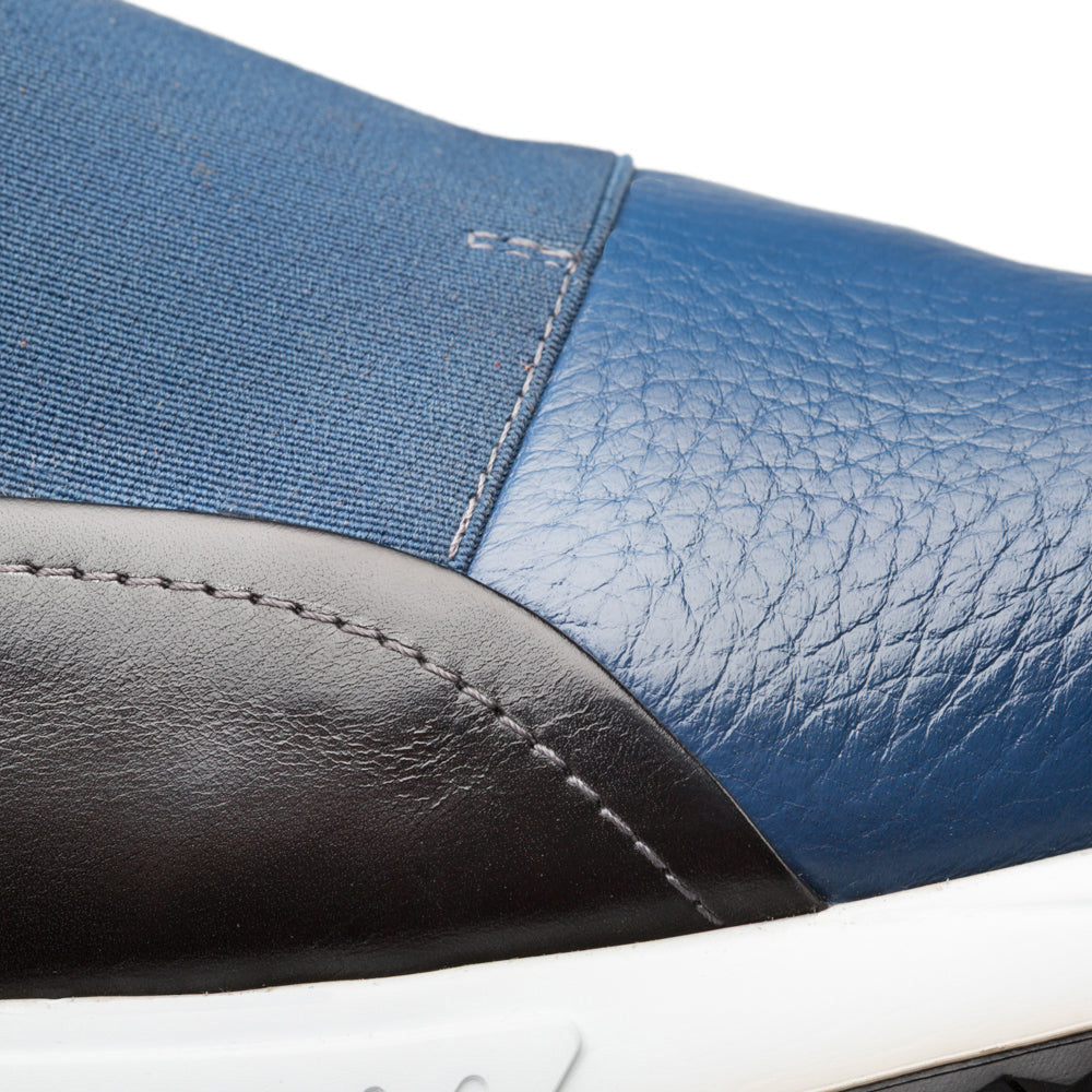 Mezlan Elastic Slip On Sneakers Blue / Black 