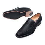Mezlan Elche Slip On Penny Loafer Black