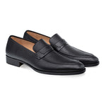 Mezlan Elche Slip On Penny Loafer Black