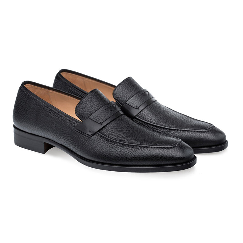 Mezlan Elche Slip On Penny Loafer Black