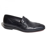 Mezlan Exclusive - Emil 3908 Lizard Penny Loafers Blue