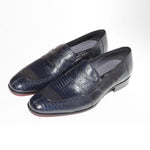 Mezlan Exclusive - Emil 3908 Lizard Penny Loafers Blue