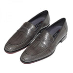 Mezlan Exclusive - Emil 3908 Lizard Penny Loafers Gray