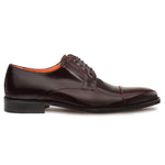Mezlan Emilio Calfskin Cap Toe Blucher Burgundy