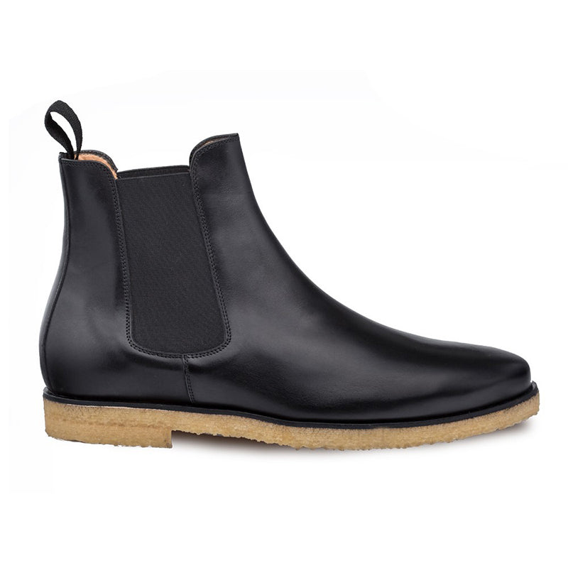 Mezlan Engel II Calfskin Chelsea Boots Black