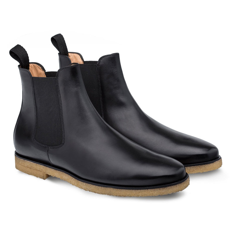 Mezlan Engel II Plain Toe Boots Black