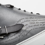 Mezlan Etched Hi-top Sneakers Grey