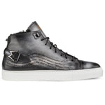 Mezlan Etched Hi-top Sneakers Grey